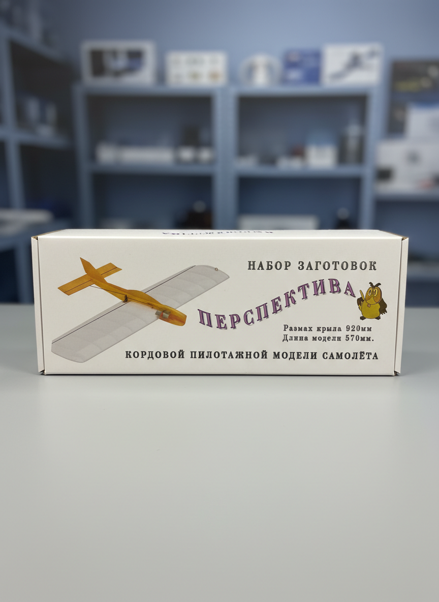 Миниатюра Кордовая учебно-тренировочная пилотажная модель самолета "Перспектива" / Набор заготовок 1