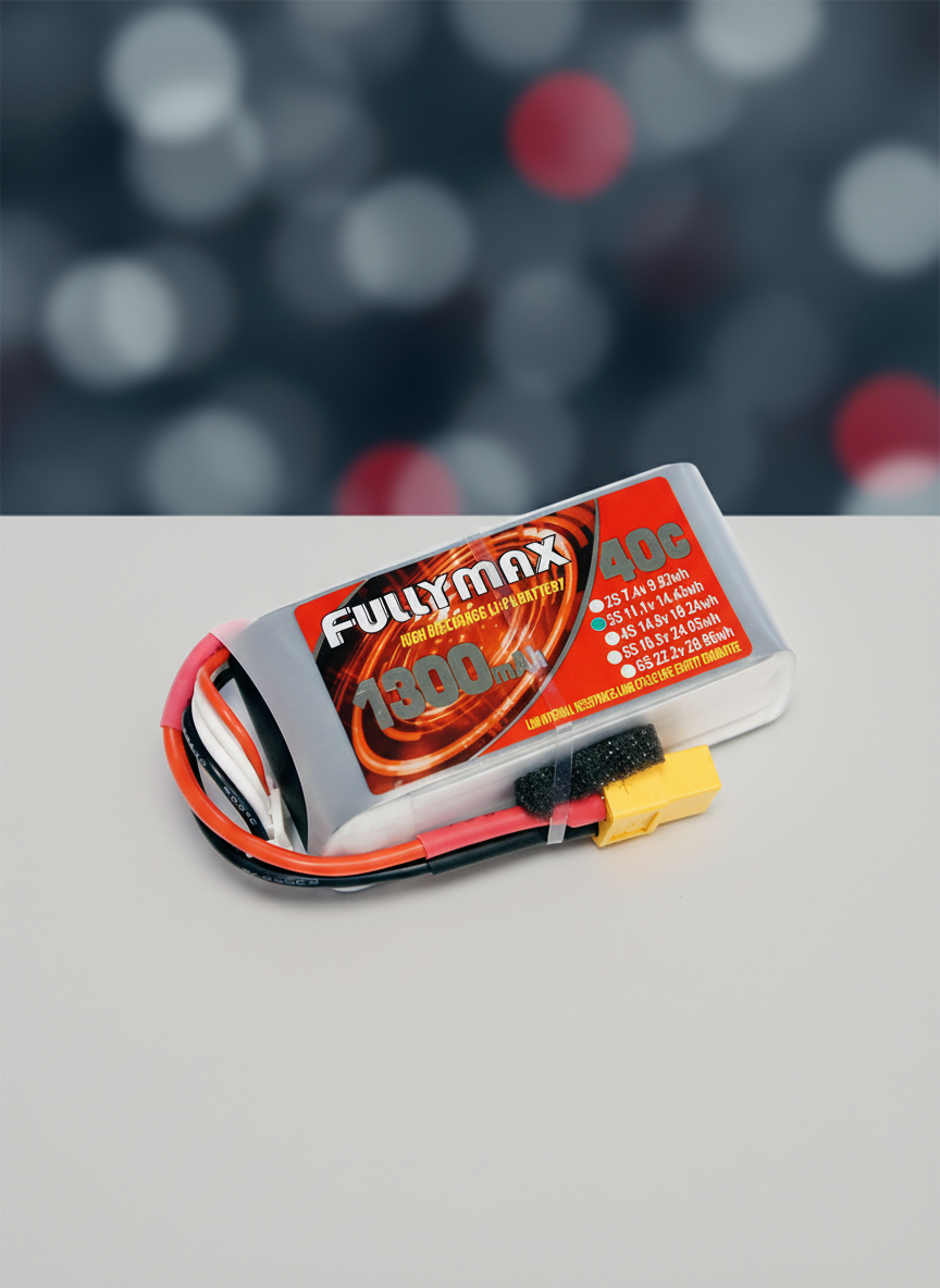 Миниатюра Аккумулятор LiPo Fullymax 11.1 V 1300 mAh 40C для RC моделей 2