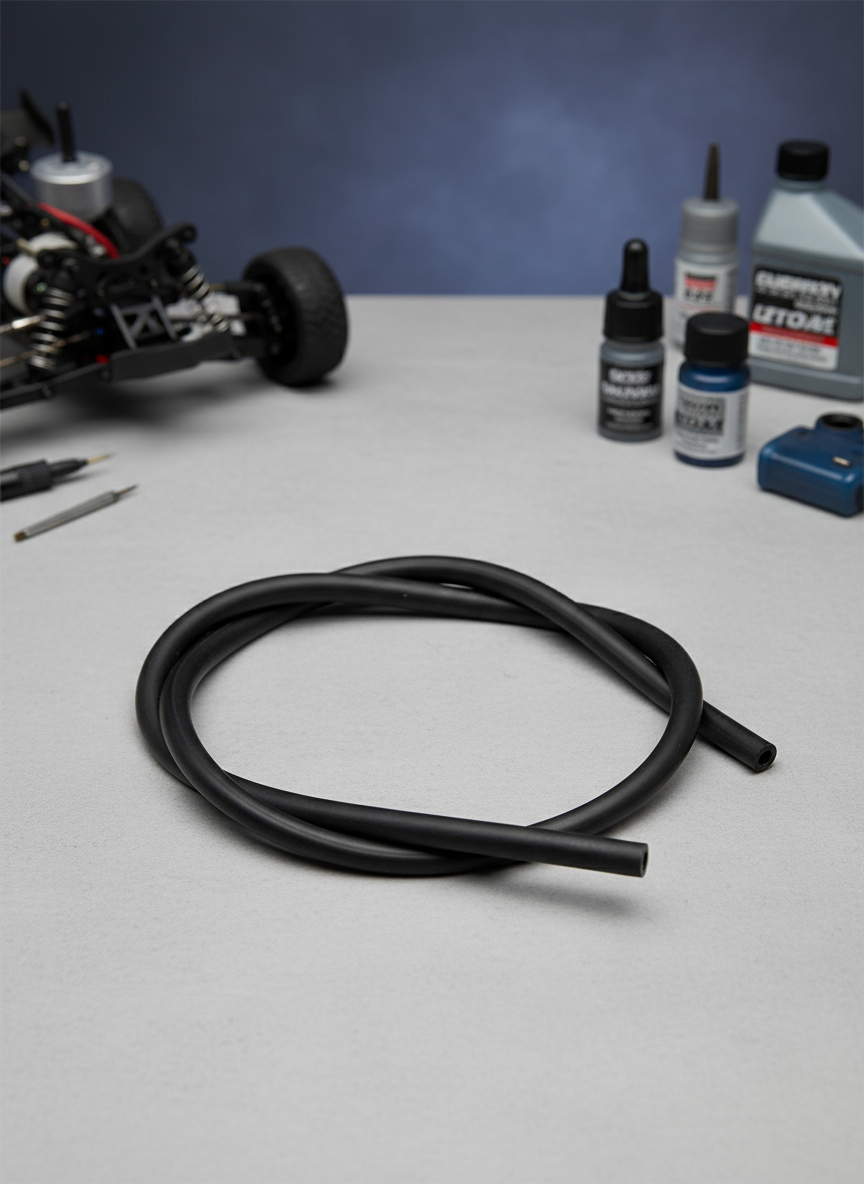 Миниатюра Трубка топливная латекс 2 x 5 x 1000мм (черная) FORA для RC моделей 1