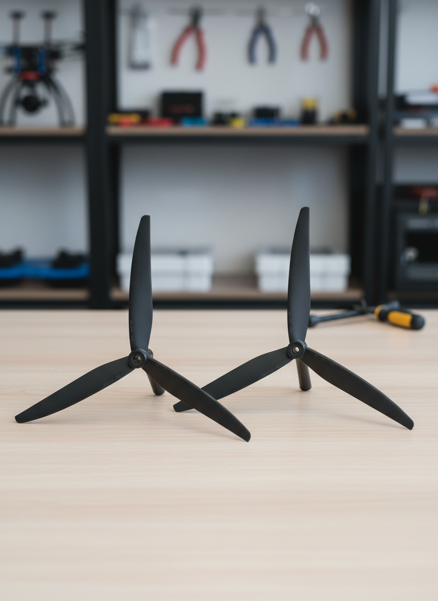 Миниатюра Пропеллеры Gemfan Glass Fiber Nylon 1170 3-х лопастной (1CCW + 1 CW) 1