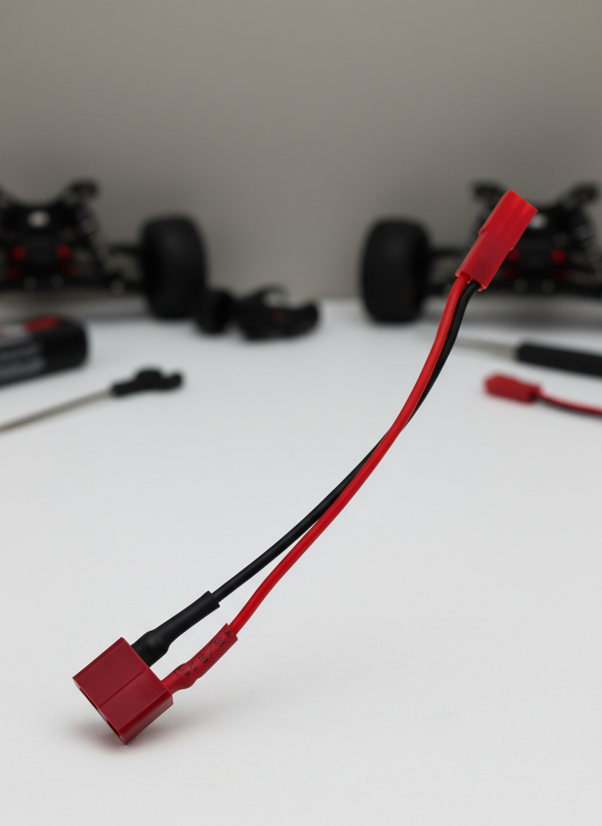 Миниатюра Переходник JST Male Папа - T-plug Female Мама для радиомоделей 1