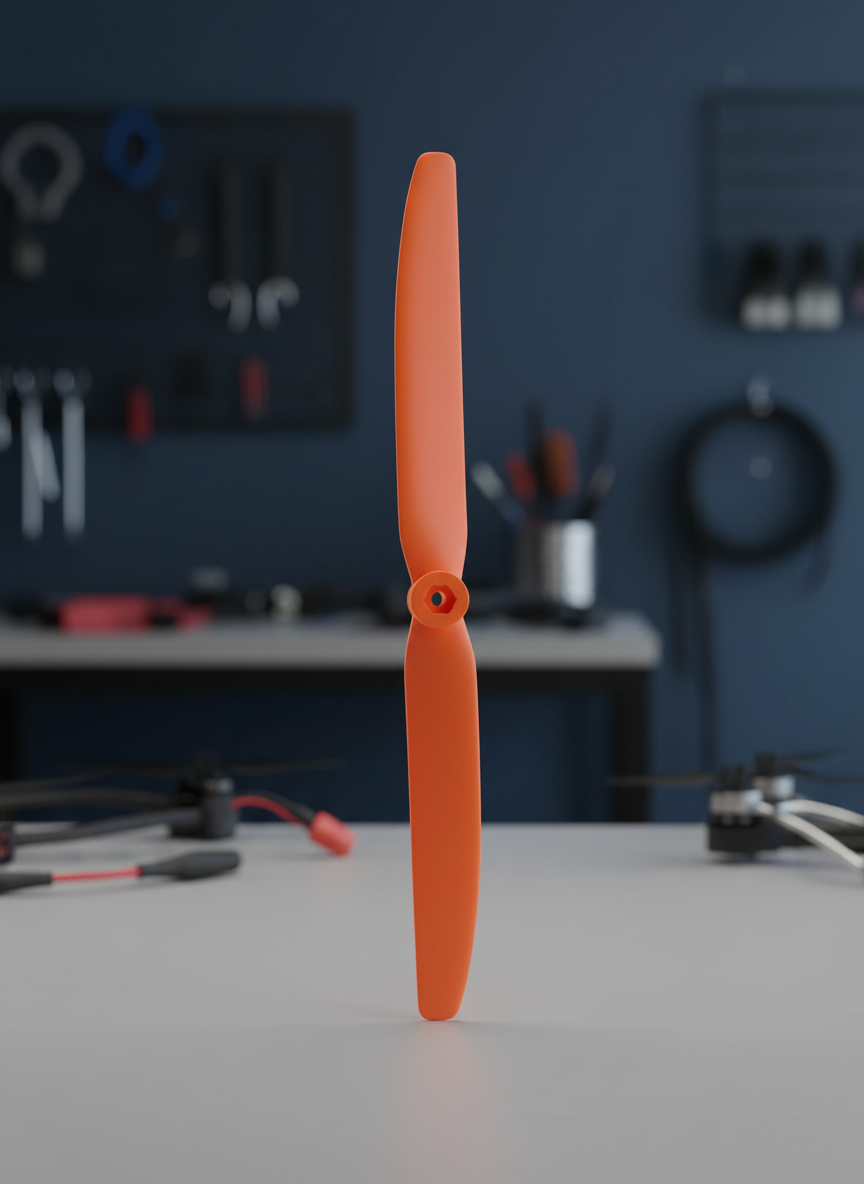 Миниатюра Пропеллер Gemfan ABS 7035, 7 x 3.5 дюйма, оранжевый, гайка 1