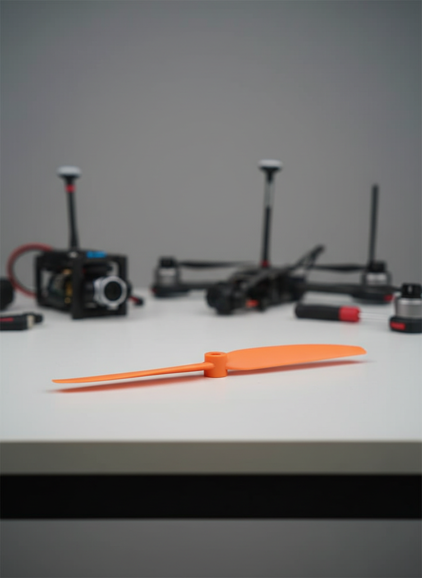 Миниатюра Пропеллер Gemfan ABS 9050, 9 x 5 дюймов, оранжевый, гайка 2