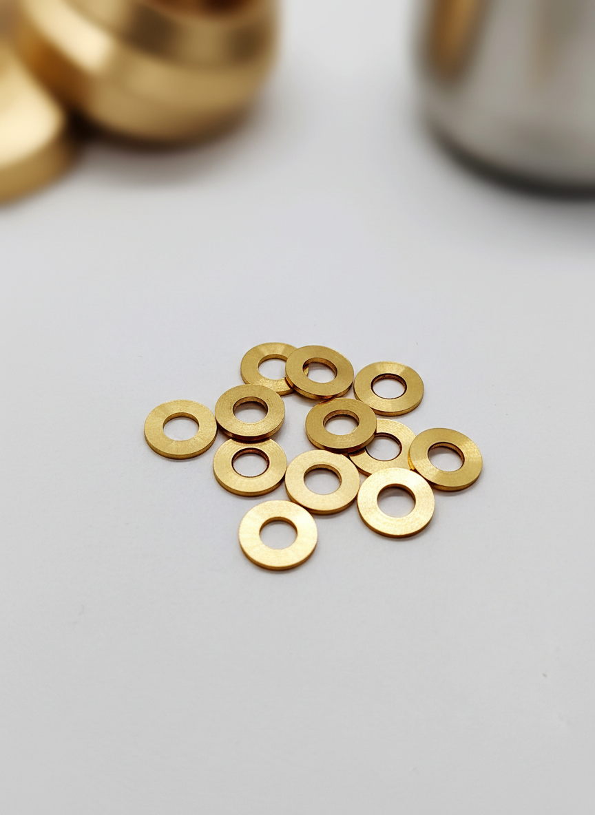 Миниатюра Латунная дистанционная шайба 10 x 5.1 x 1 мм 1