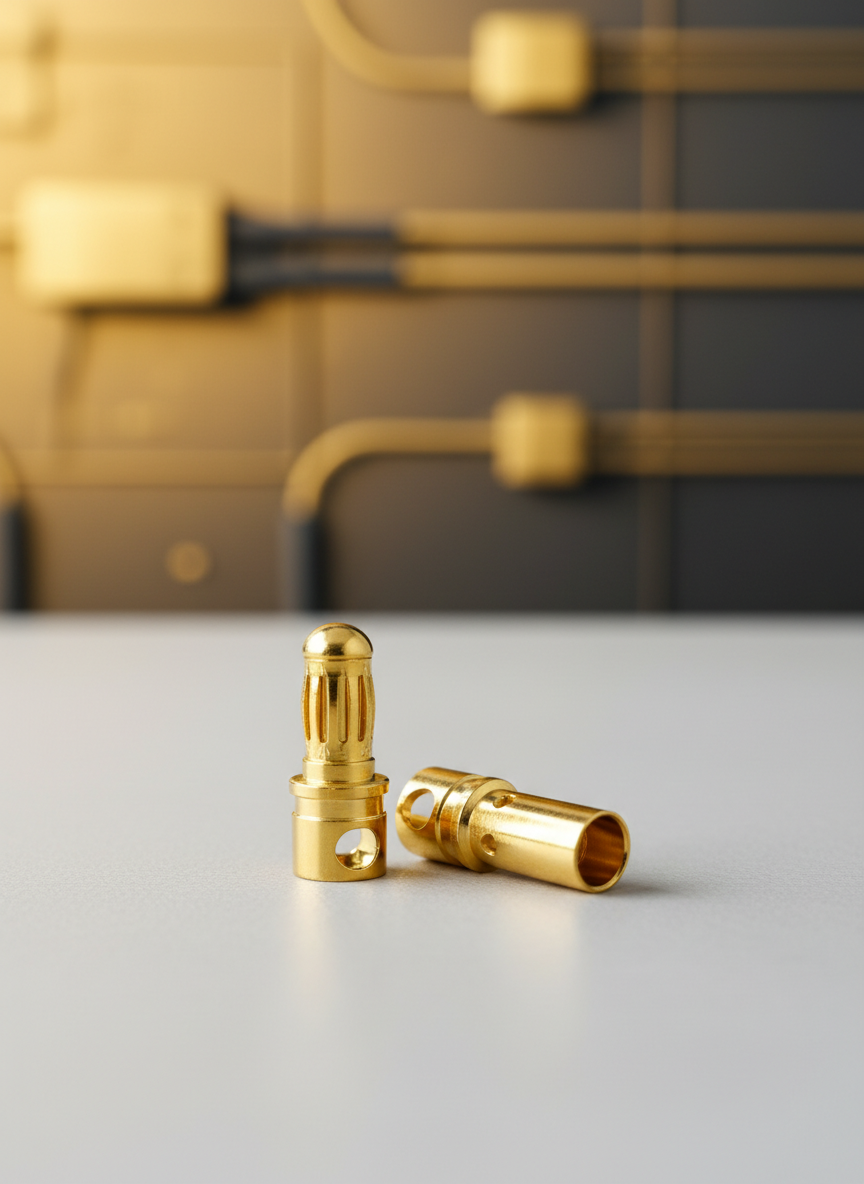 Миниатюра Контакт силовой типа банан 3.5мм разъем BANANA 1