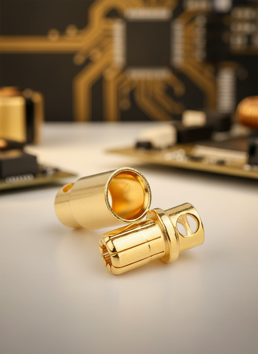 Миниатюра Силовые разъемы типа банан 6.0 мм для электроники Rake 1