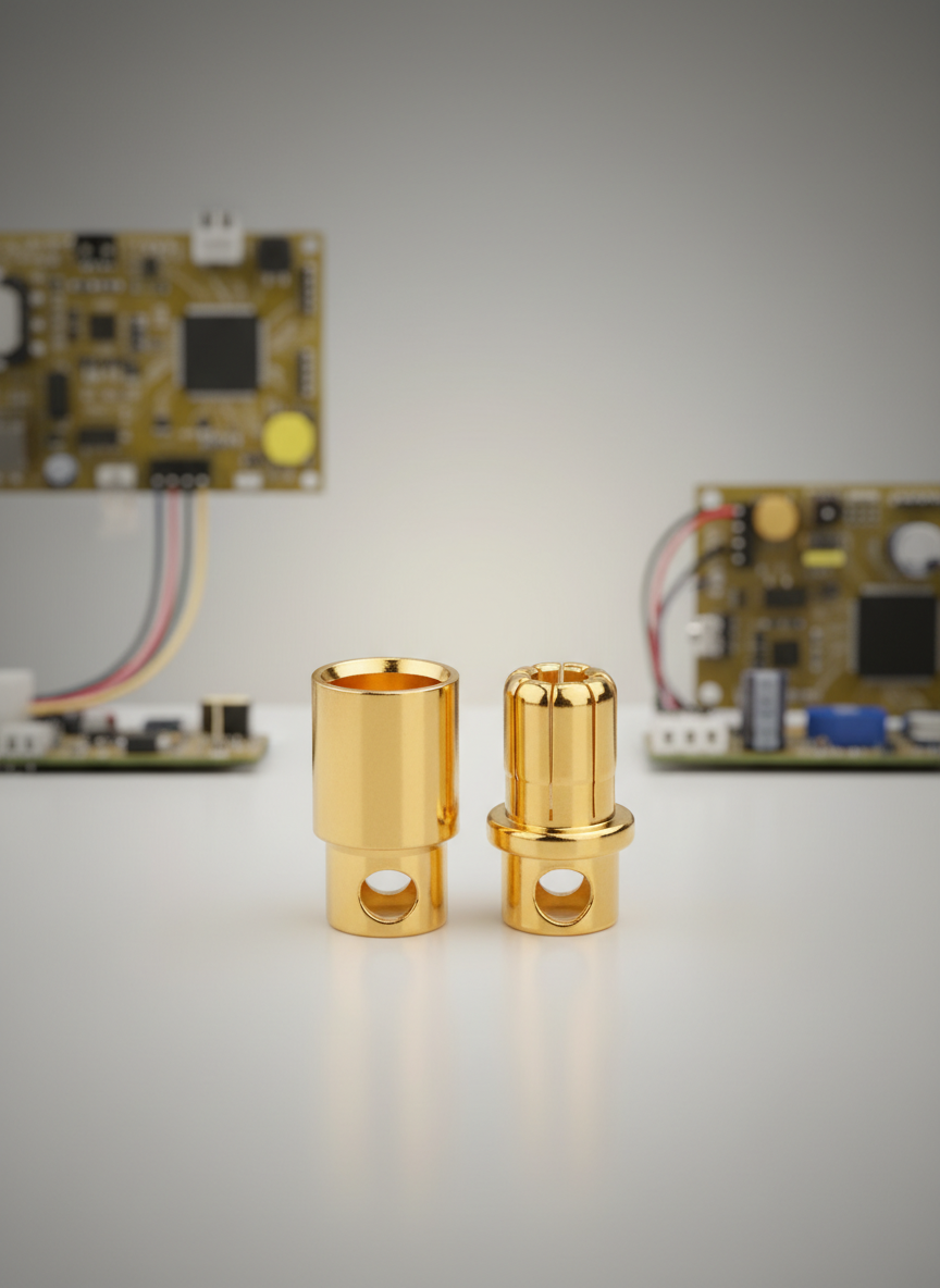 Миниатюра Контакт силовой банан 8.0 мм разъем BANANA для радиомоделей и электроники 1