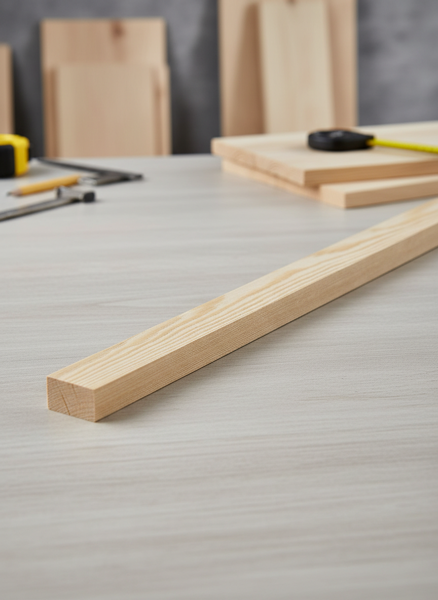 Миниатюра Рейка сосна 4х10х1000мм 2