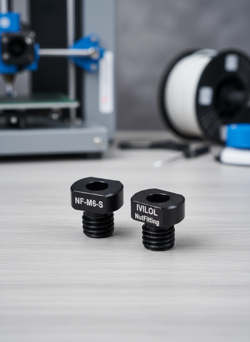 Миниатюра Фитинг для тефлоновой трубки M6 IVILOL 1