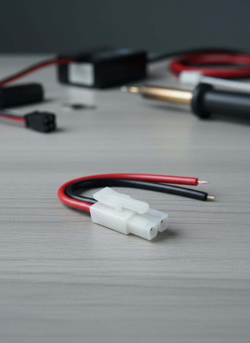 Миниатюра Разъем Tamiya (папа) с кабелем 14AWG 10см 1