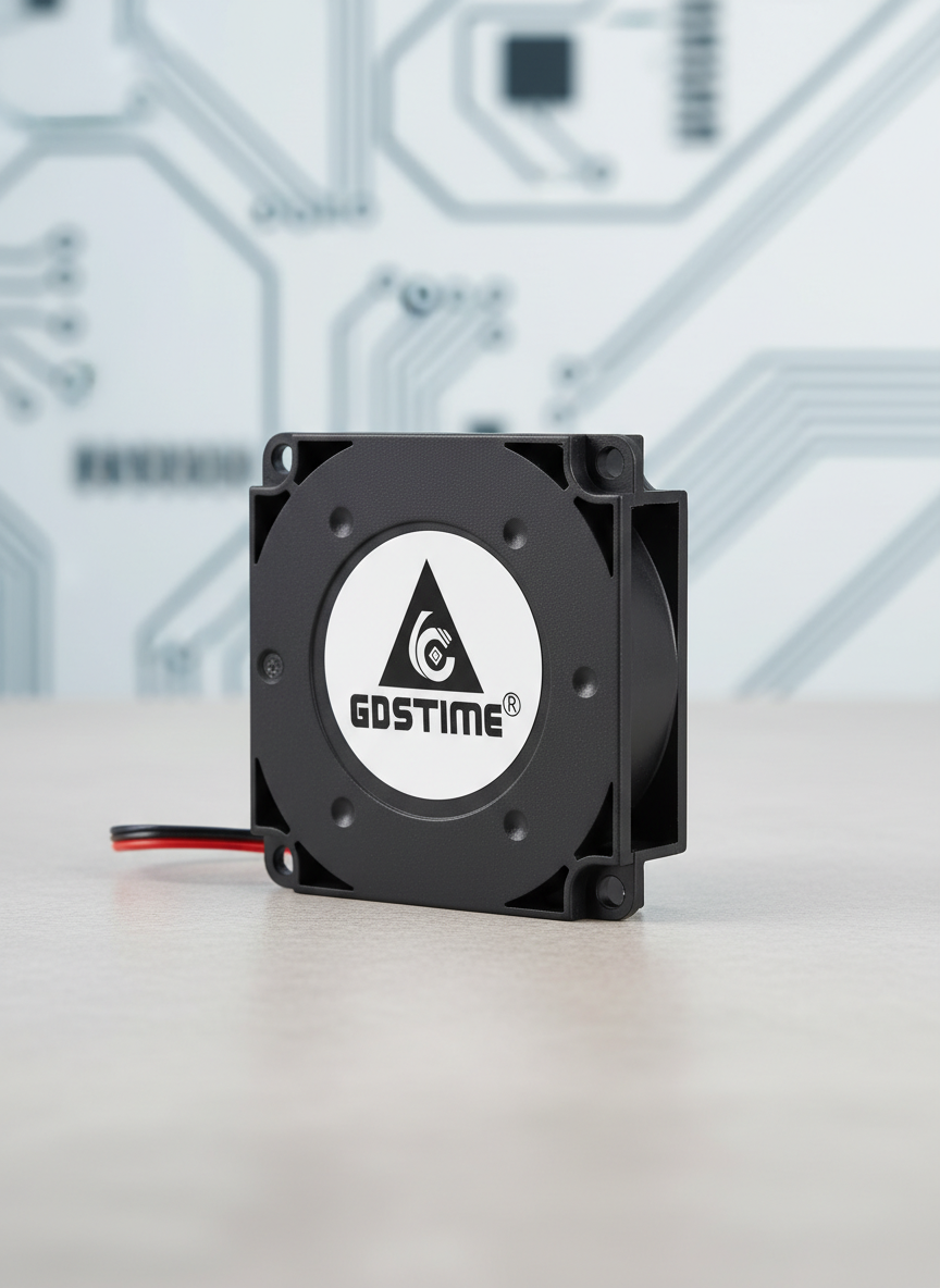 Миниатюра Вентилятор турбинный GDStime 40x40x10мм 12V 0.16A на подшипниках 1