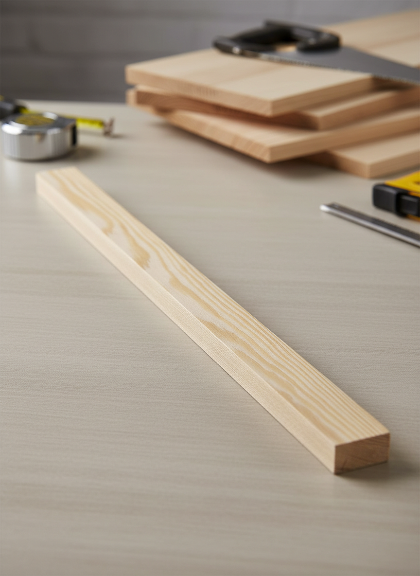 Миниатюра Рейка сосна 3х12х1000мм 1