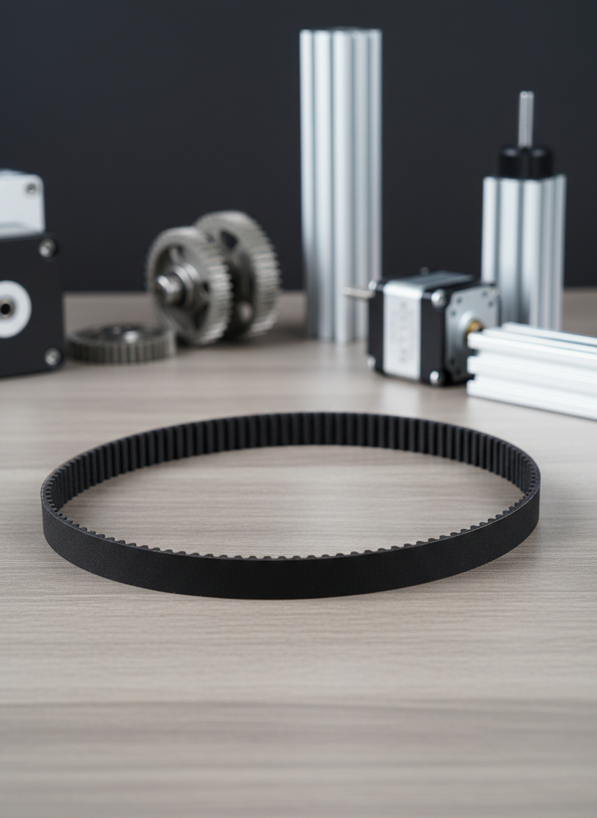 Миниатюра Зубчатый ремень GT2 6 мм, 150 мм, замкнутый, Powge 1