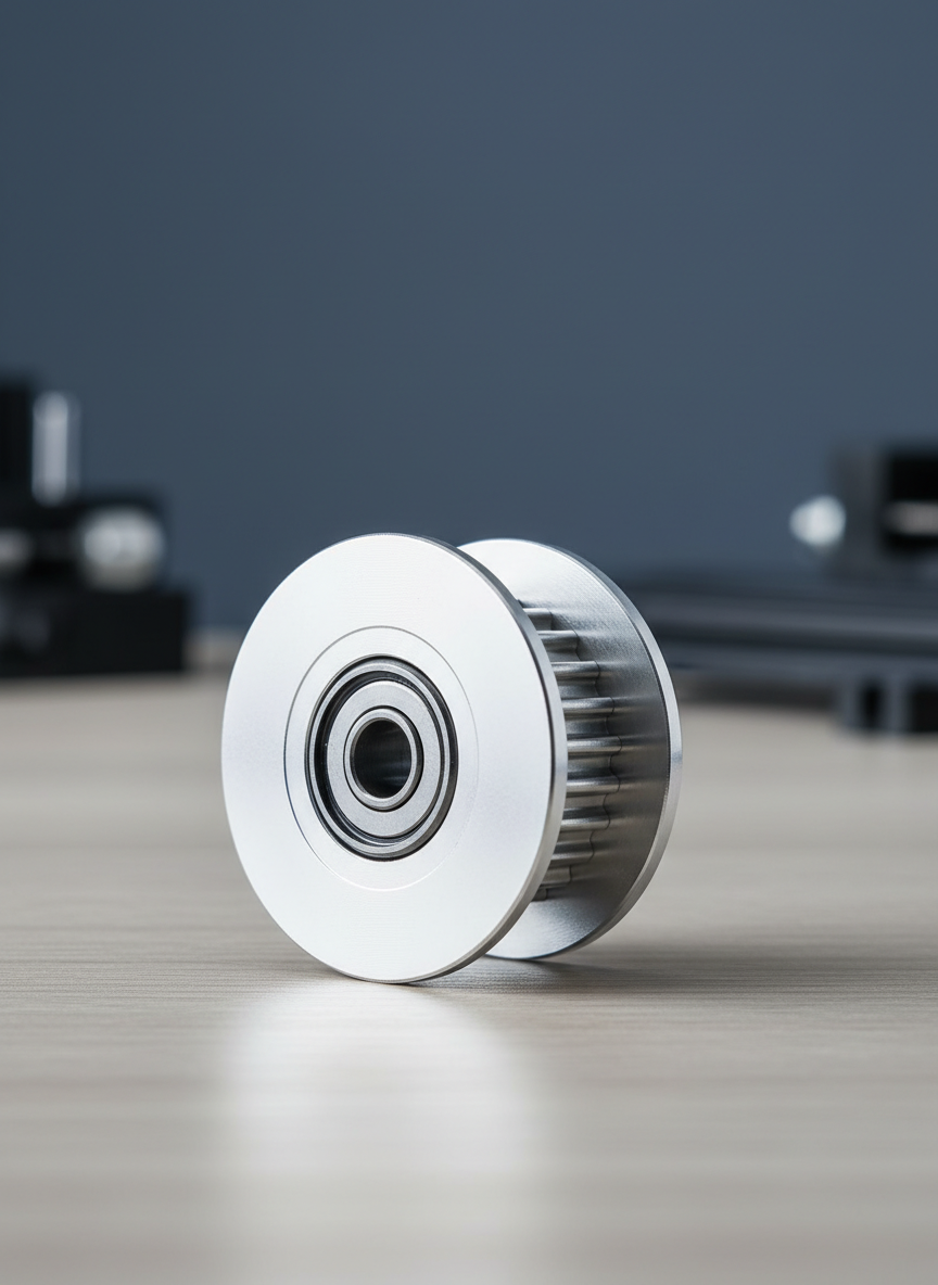 Миниатюра Шкив натяжитель для ремня GT2 6мм (20 зуб) для 3D-принтера на вал 3мм 1