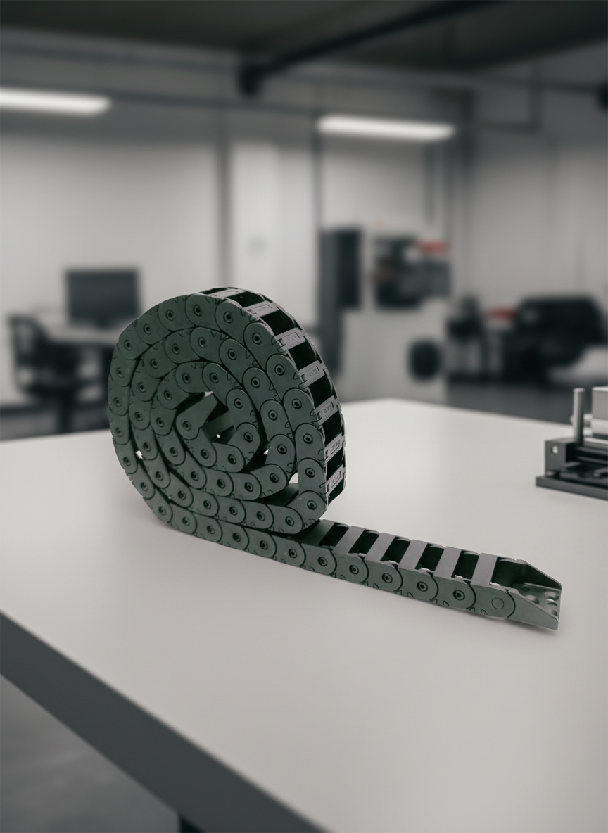 Миниатюра Гибкий кабель-канал 10x20 мм R18 с открывающимися перегородками 1