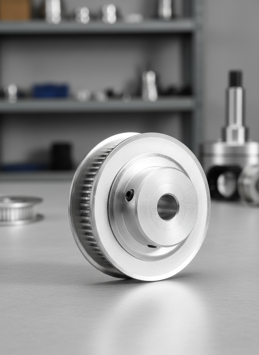 Миниатюра Шкив зубчатый GT2 6 мм (60 зуб) на вал 8 мм 1