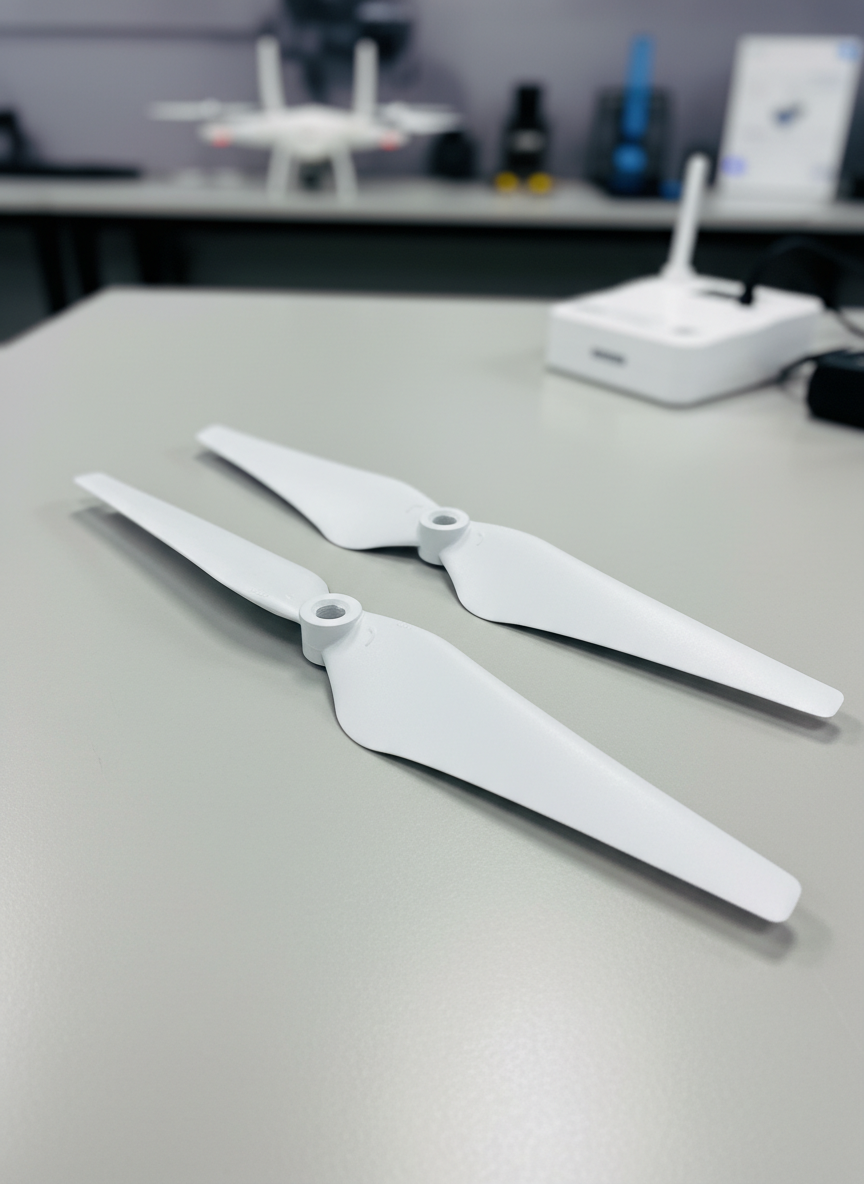 Миниатюра Пропеллеры Gemfan Glass Fiber Nylon DJI 9443 9.4 х 4.3 дюймов, 1 пара, белые 1