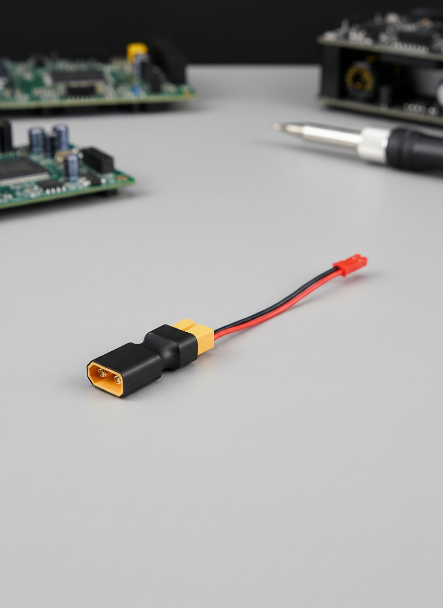 Миниатюра Линейный адаптер питания XT60 (JST Male) для электроники 1