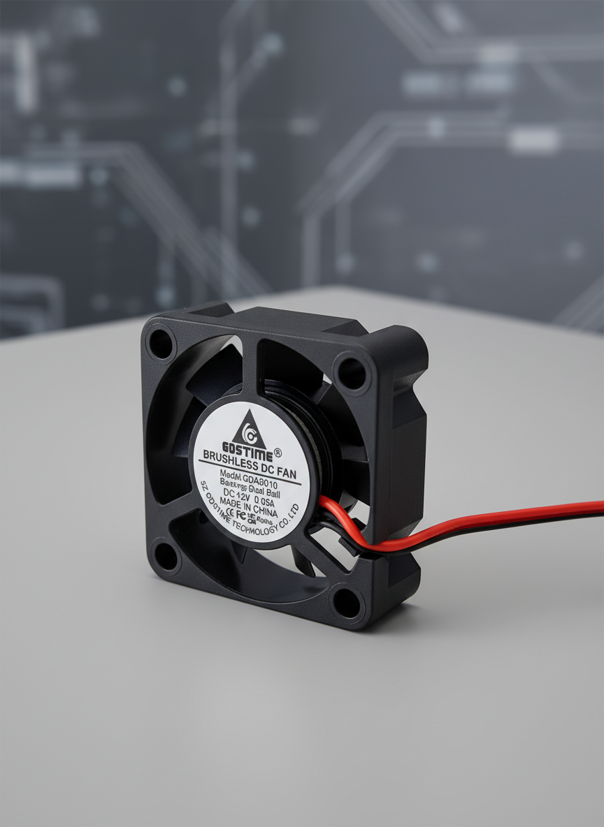 Миниатюра Вентилятор GDStime 30x30x10мм 12V 0.05A на подшипниках 1