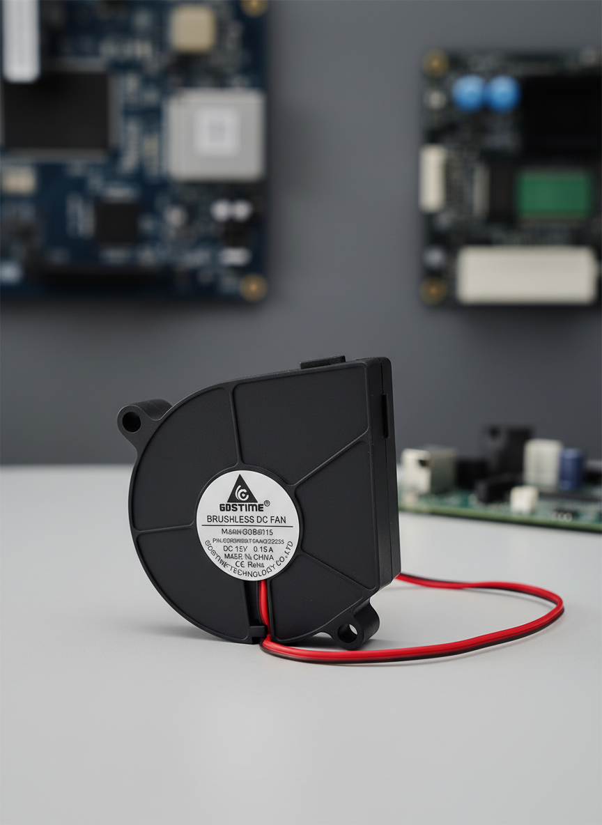 Миниатюра Вентилятор турбинный GDStime 60x60x15мм 12V 0.15A 1