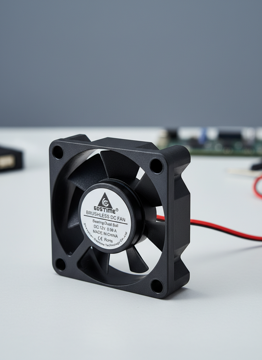 Миниатюра Вентилятор GDStime 35x35x10мм 12V 0.09A на подшипниках 1