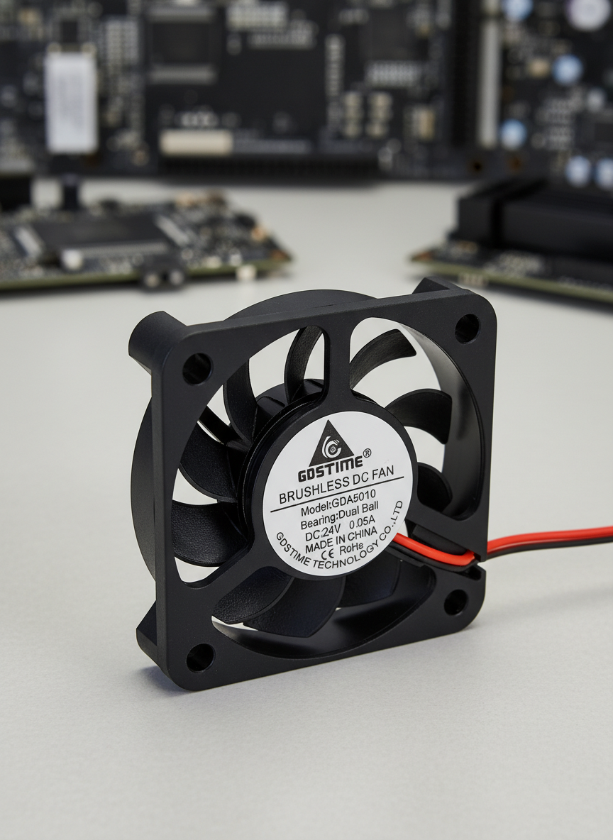 Миниатюра Вентилятор GDStime 50x50x10мм 24V 0.05A на подшипниках 1