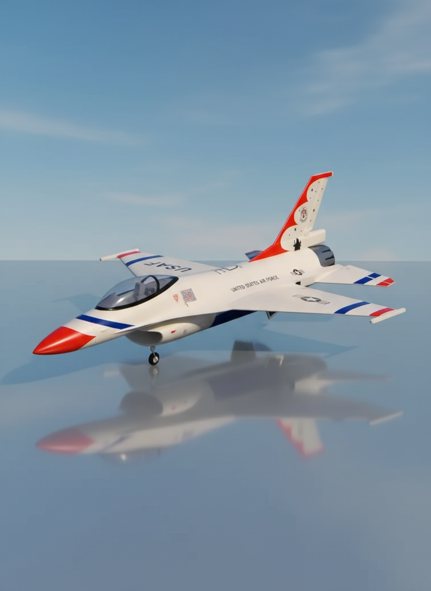 Миниатюра Самолет Hookll F16 Thunderbirds PNP 1