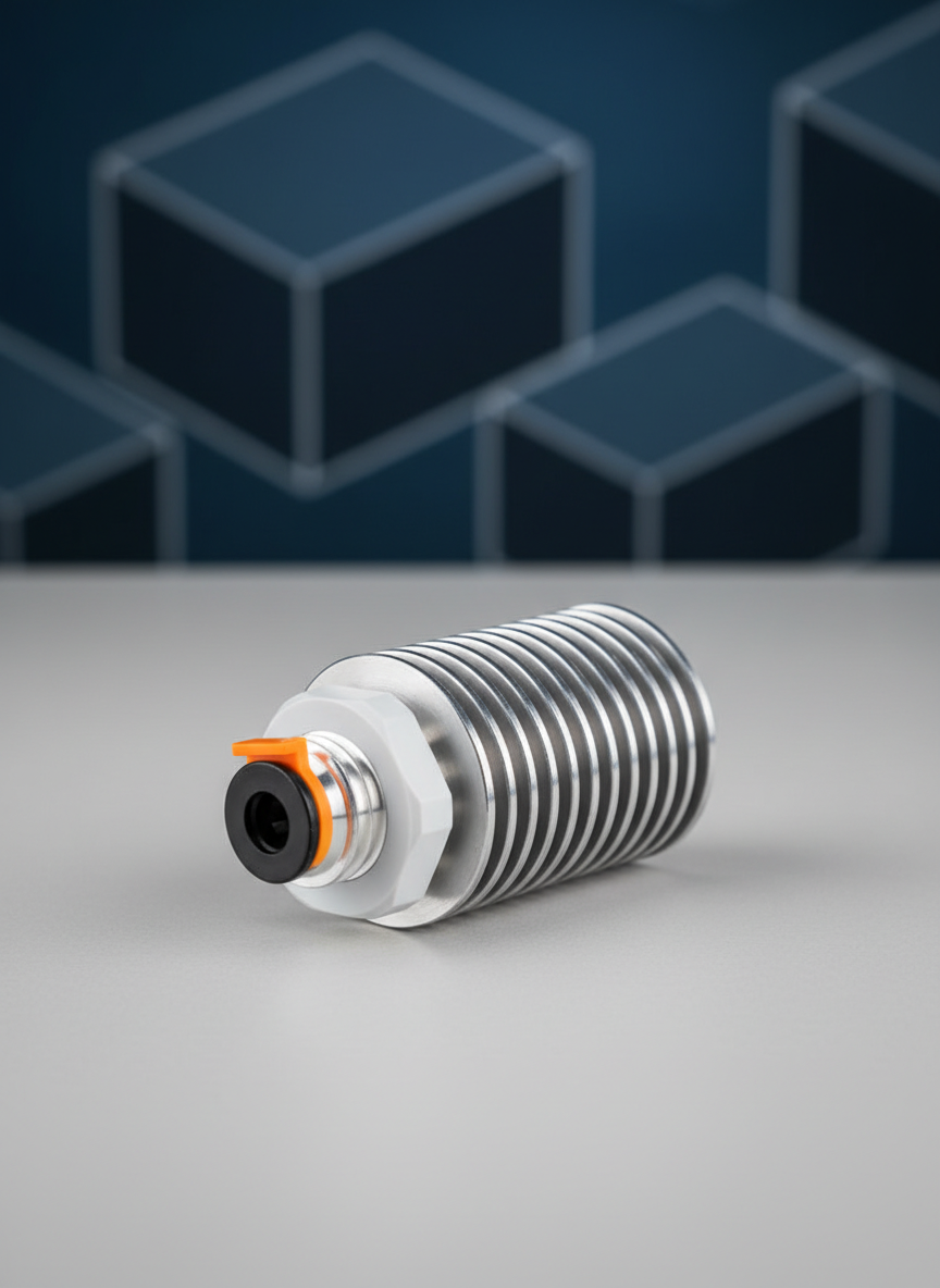 Миниатюра Радиатор хотэнда E3D V6 с гайкой от Trianglelab для 3D-принтеров 1