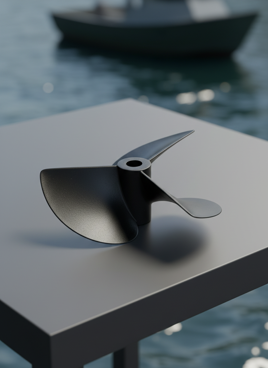 Миниатюра Гребной винт 52 x 40 мм, 3 лопасти, вал 4.8 мм, левый 1