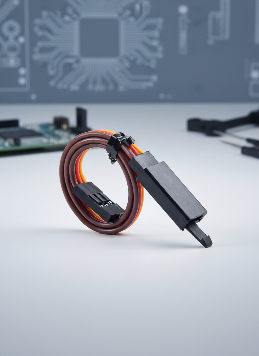 Миниатюра Удлинитель 10см JR (папа) - Futaba с крючком (мама) 1