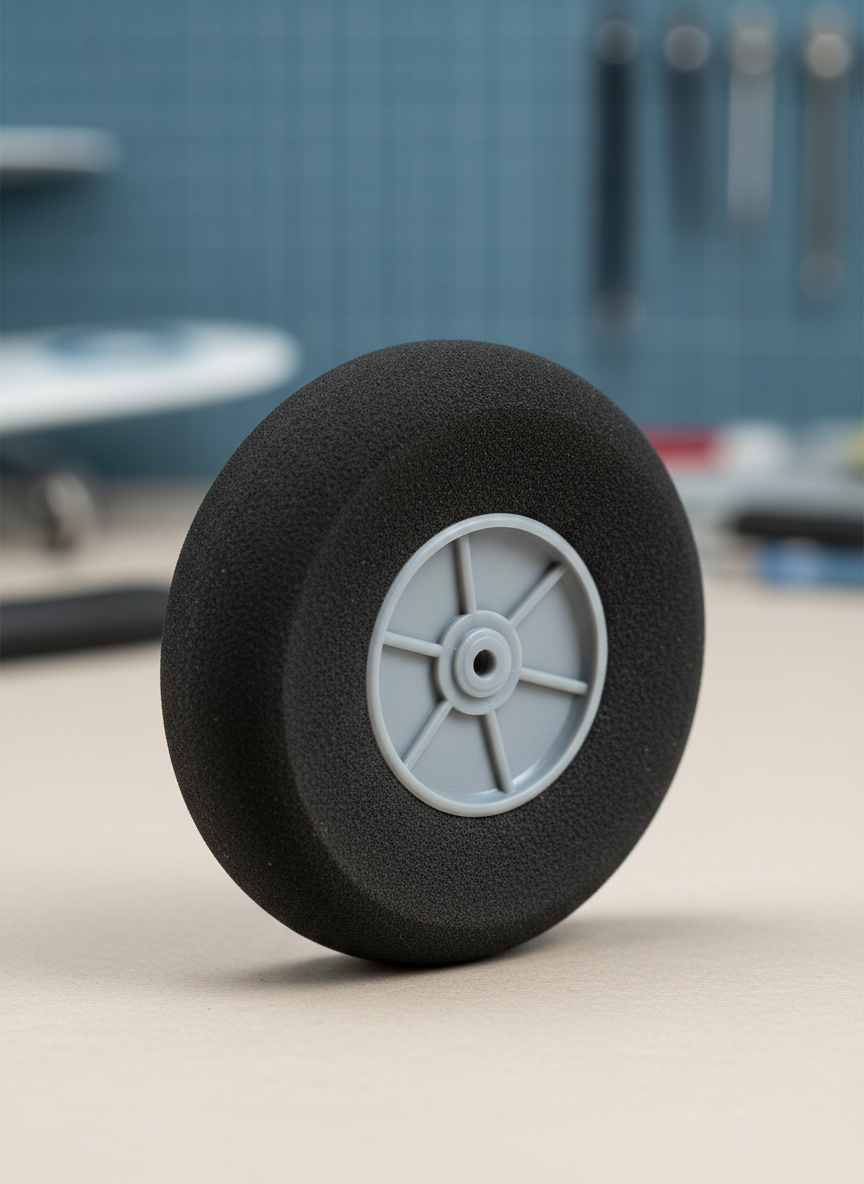 Миниатюра Колесо легкое 100 х 30 мм вал 5 мм Haoye для RC моделей 1