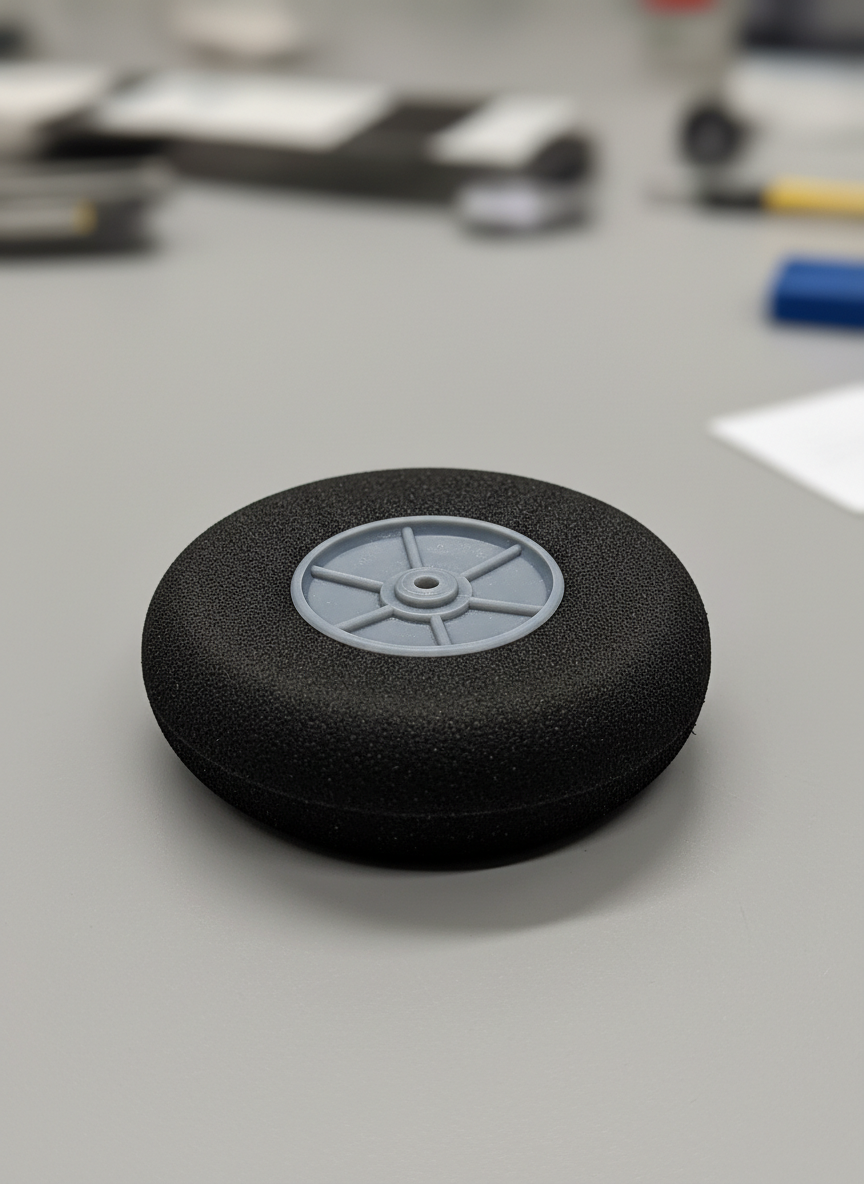 Миниатюра Колесо легкое 70 x 20 мм вал 3 мм для RC моделей 1