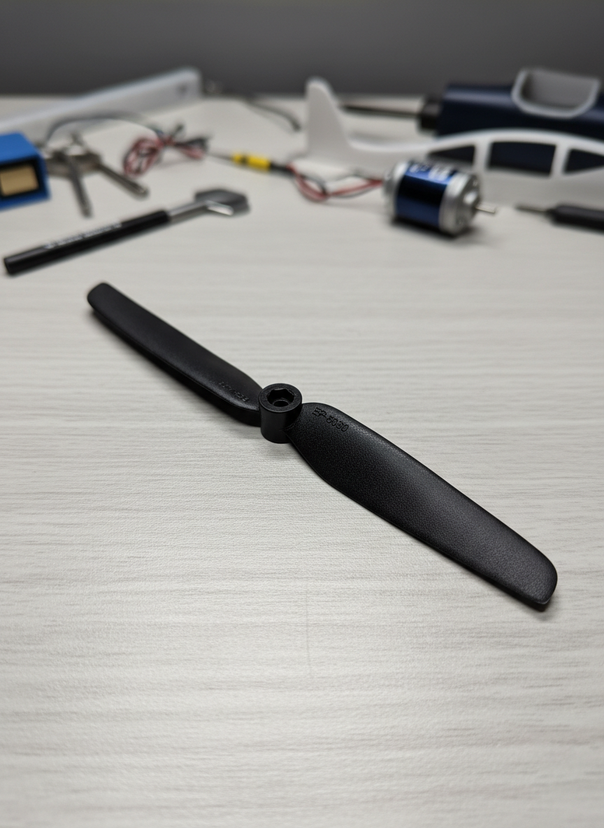 Миниатюра Пропеллер 6030E 6 x 3 E дюйма, гайка, для авиамоделей с электромоторами 1