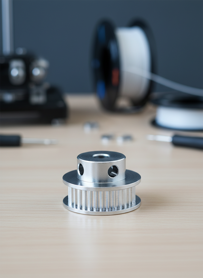 Миниатюра Шкив зубчатый GT2 6 мм (36 зуб) на вал 5 мм 1