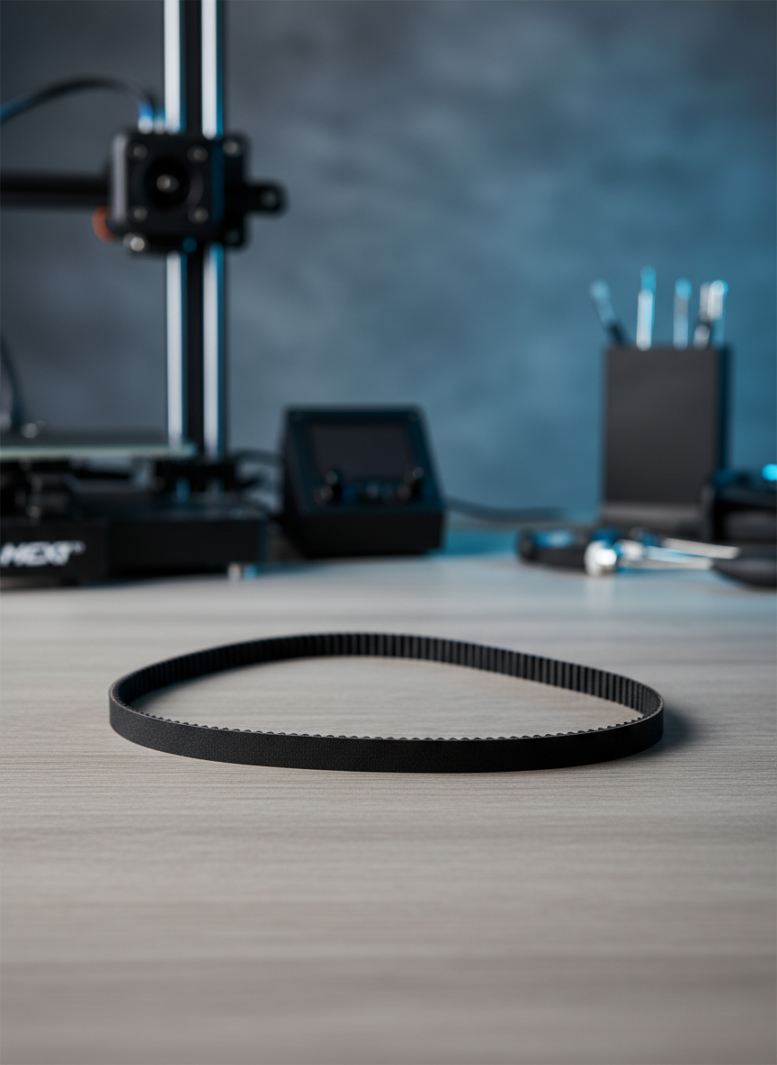 Миниатюра Зубчатый ремень GT2 6 мм, 400 мм, замкнутый, Powge 1