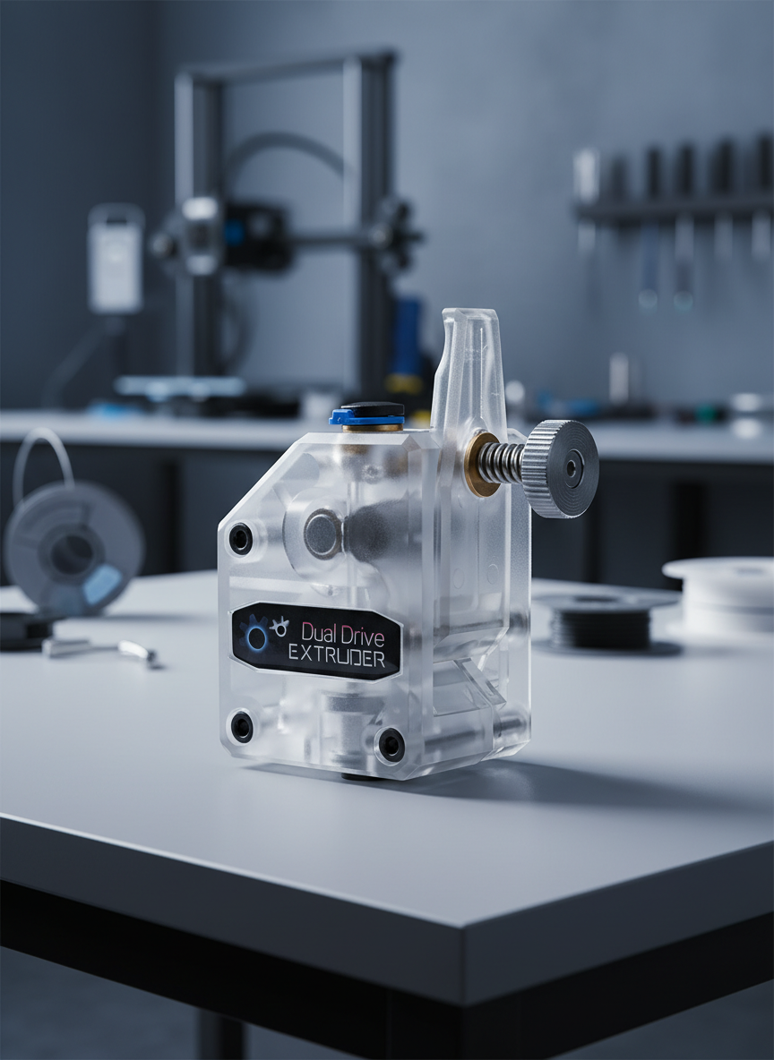 Миниатюра Экструдер Dual Drive (ан Bondtech BMG) прозрачный 1