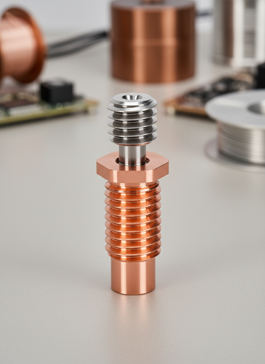 Миниатюра Термобарьер Bi-Metal медно-титановый для 3D-принтеров E3D V6 1