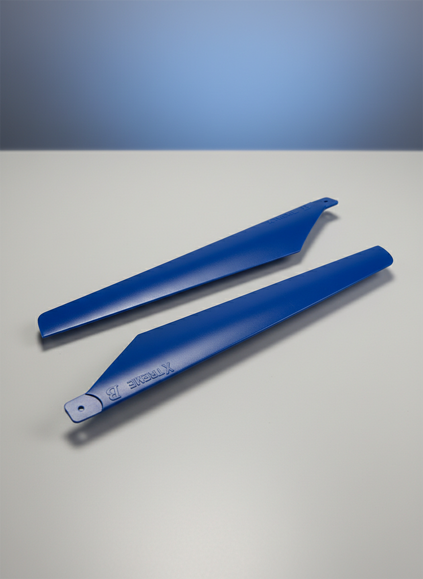 Миниатюра Лопасти Xtreme нижние синие ESL006-B для RC моделей 1