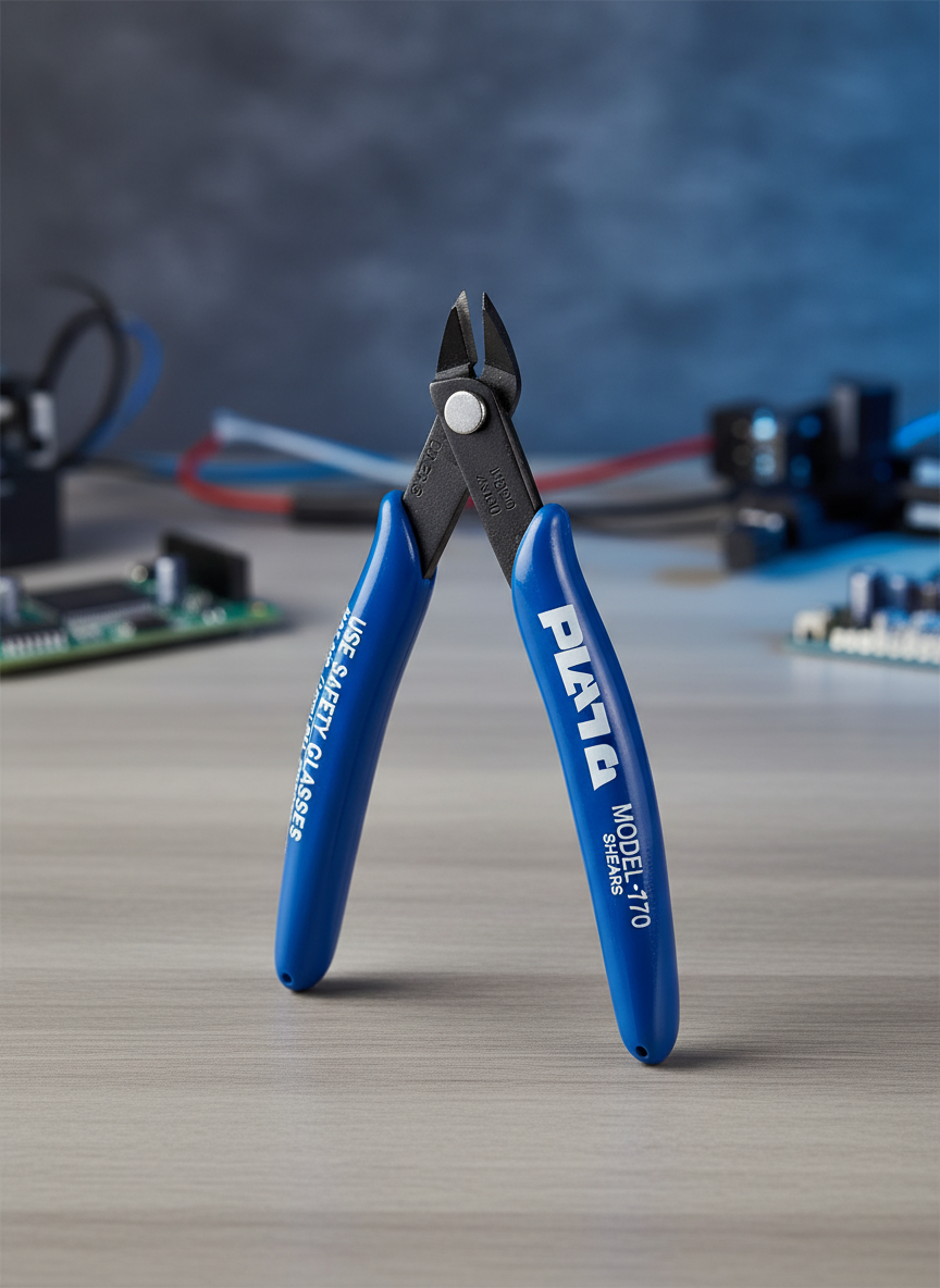 Миниатюра Бокорезы PLATO-170 для работы с проводами и пластиком 1