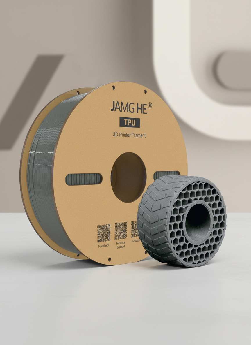 Миниатюра Пластик TPU 1кг серый Jamg He 1