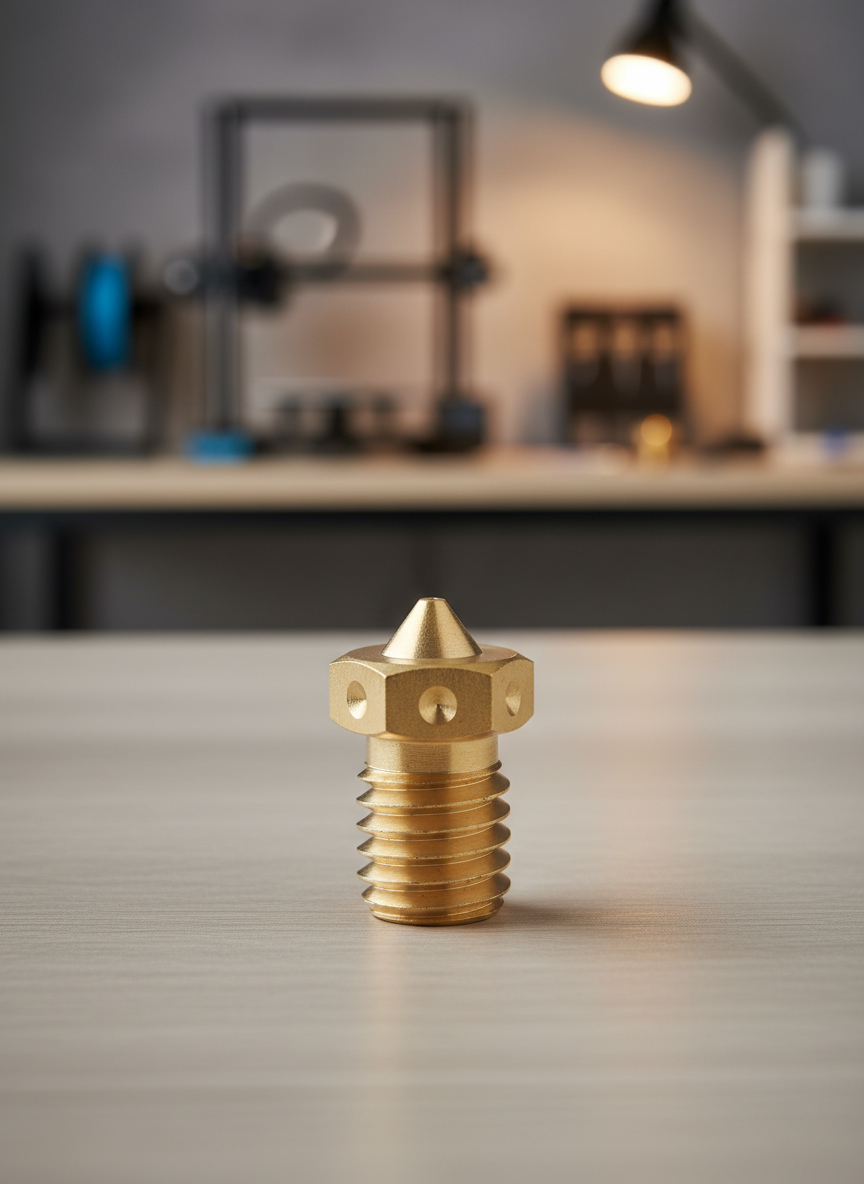 Миниатюра Сопло E3D V6 из латуни для 3D-принтеров 1