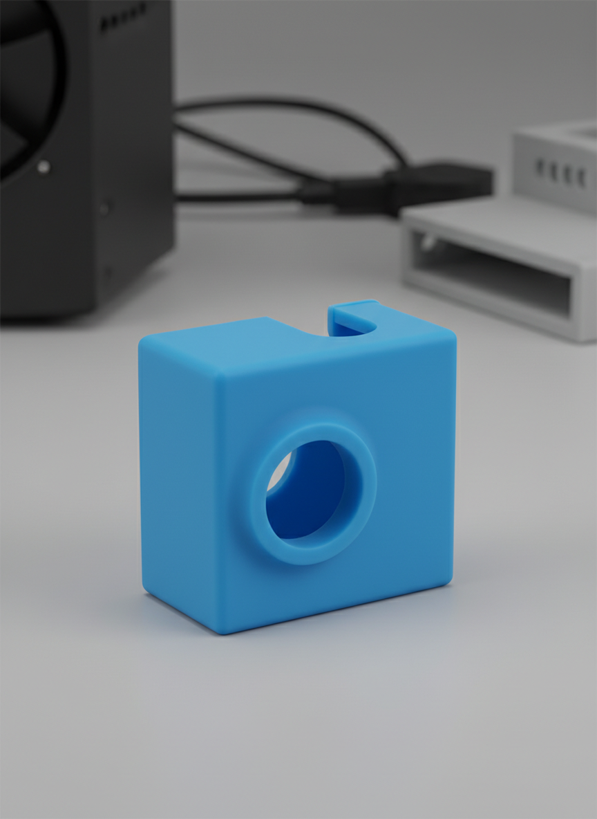 Миниатюра Силиконовый носок для MK8 и CR10 от Trianglelab, чехол, теплоизоляция хотенда для 3D принтера 1