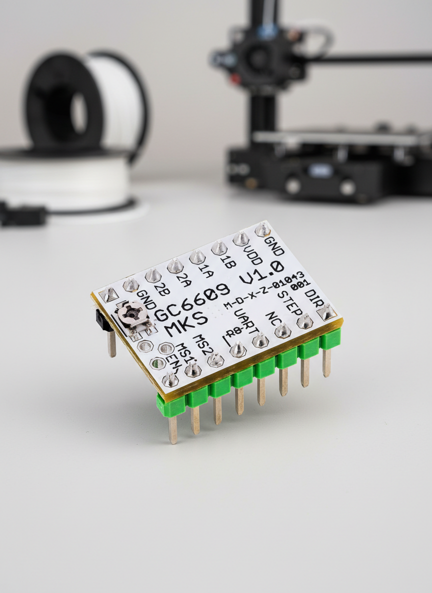 Миниатюра Драйвер шагового двигателя MKS GC6609 для 3D-принтеров 1