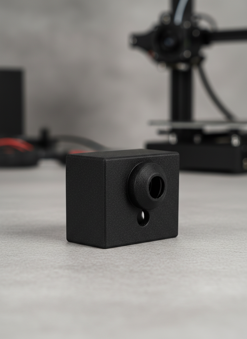 Миниатюра Силиконовый носок для 3D-принтера Ender-3 S1, чехол, теплоизоляция хотенда для 3D принтера, черный 1