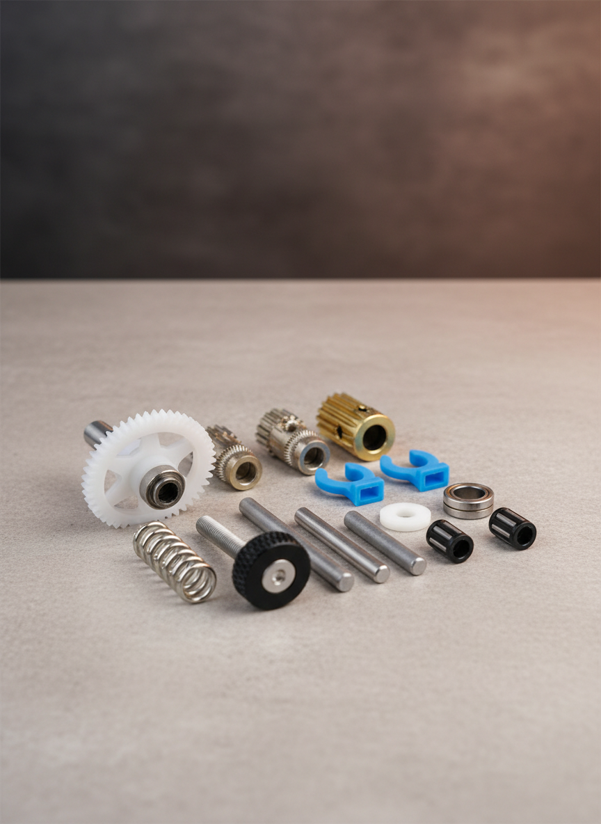 Миниатюра Комплект шестерен с подшипниками для экструдеров 1