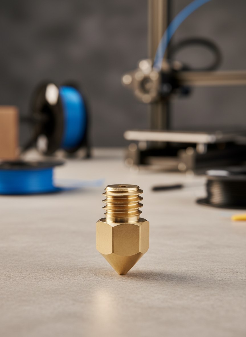 Миниатюра Сопло MK8 латунное для 3D-принтера 1