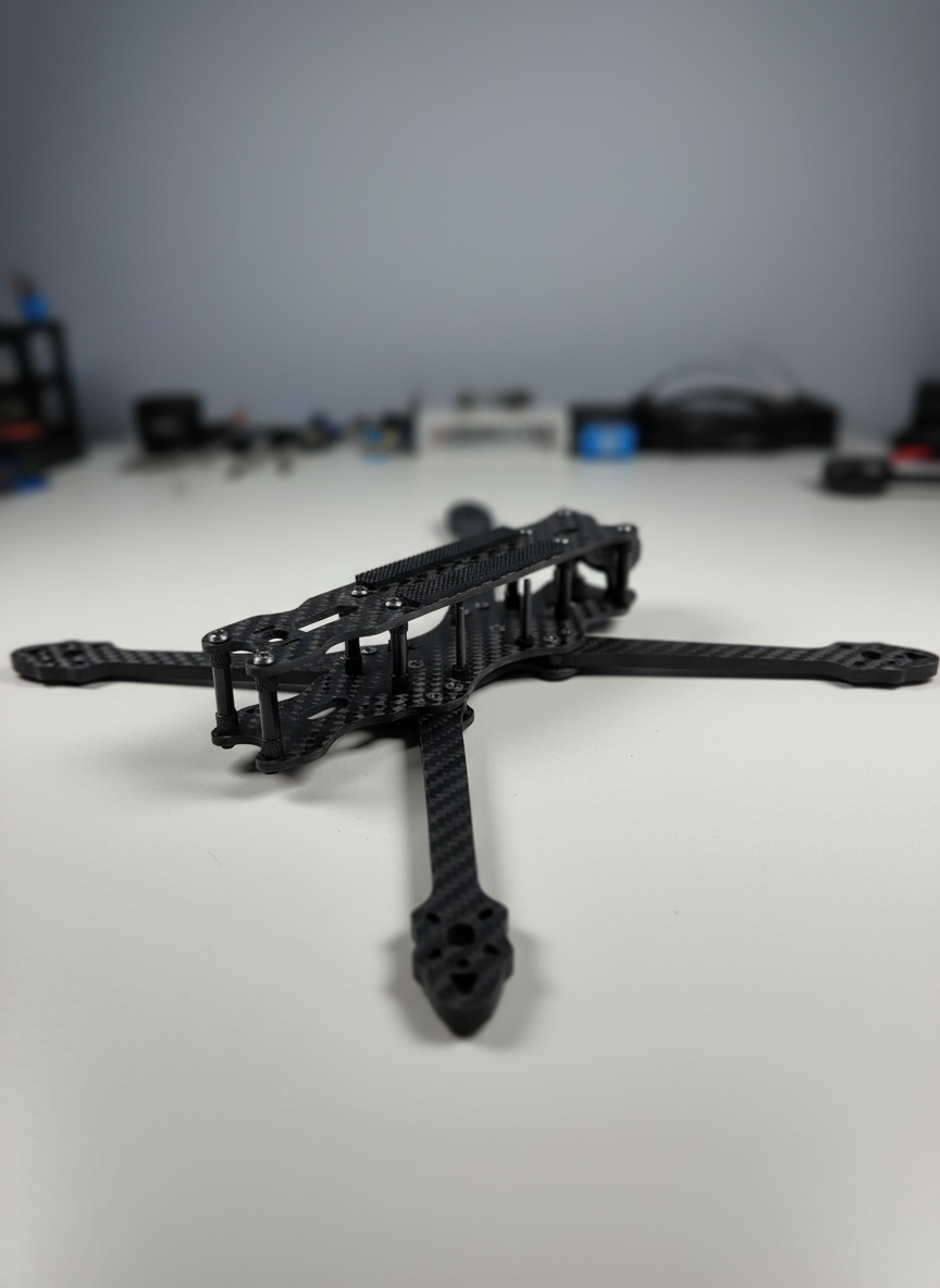 Миниатюра Рама FPV квадрокоптера Mark4 7 дюймов V4 для мощных дронов 1