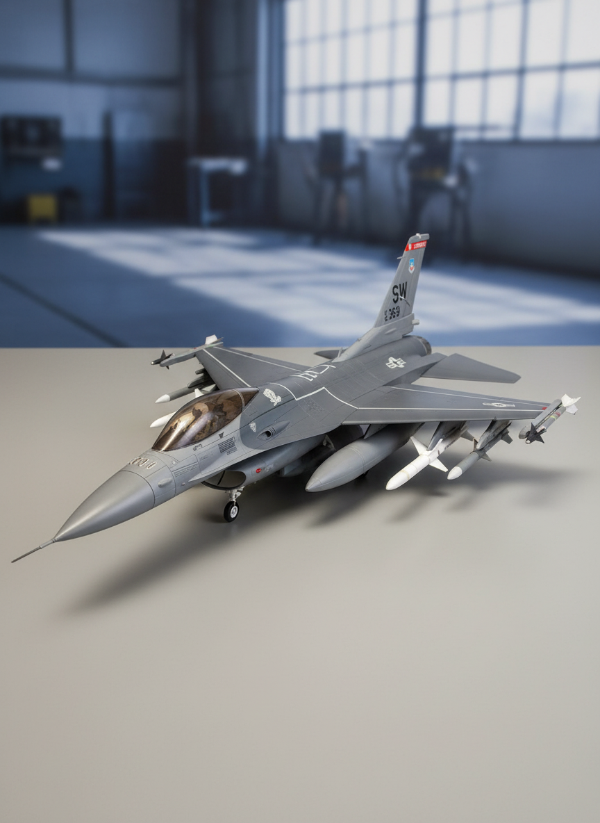 Миниатюра Модель самолета FreeWing F-16C PNP (90мм) 2