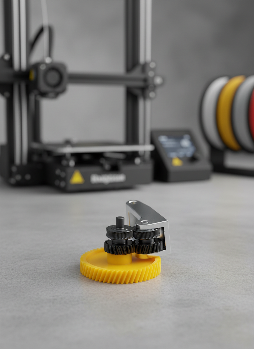 Миниатюра Комплект шестерен для Bambu Lab P1, X1 закаленная сталь 1