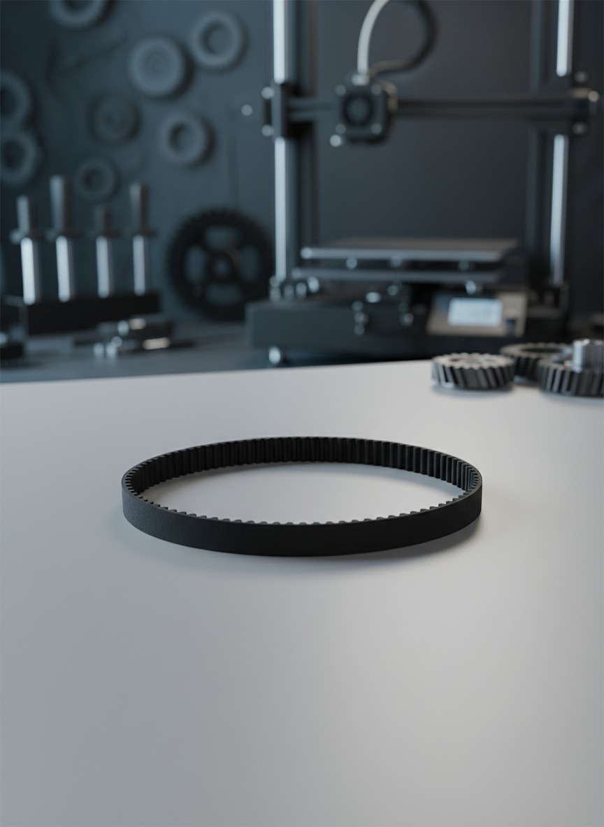 Миниатюра Зубчатый ремень GT2 6 мм, 200 мм, замкнутый, Powge 1